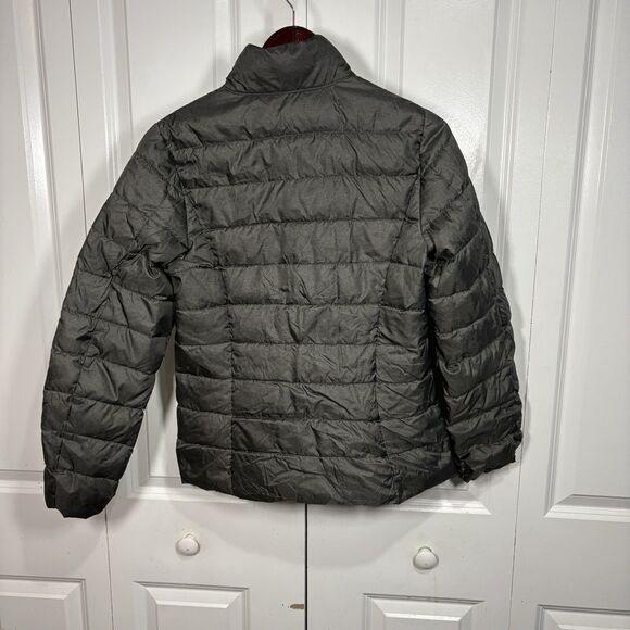Eddie Bauer Women’s Down Puffer Jacket Gray Quilted Coat Warm Winter Size S - Picture 2 of 8